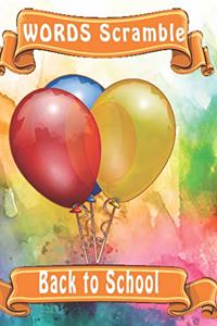 word scramble Back to School