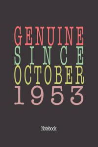 Genuine Since October 1953