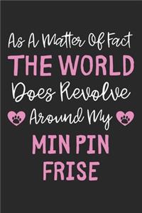 As A Matter Of Fact The World Does Revolve Around My Min Pin Frise