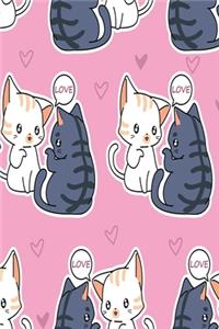 Cats in Love Notebook