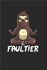 Faultier Notizbuch