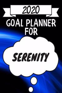 2020 Goal Planner For Serenity