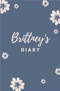 Brittney's Diary: Personalized Name Gift / Diary / Journal / Notebook