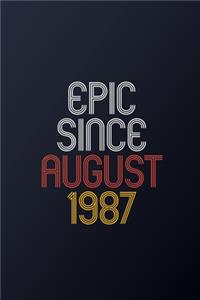 Epic Since August 1987