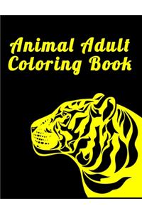 Animal Adult Coloring Book