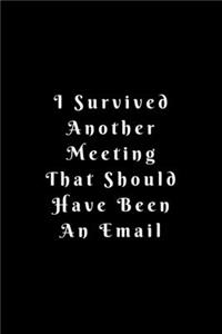 I Survived Another Meeting That Should Have Been An Email