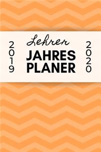 Lehrer Jahres Planer 2019 2020