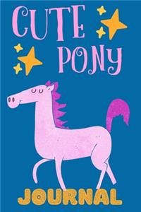 Cute Pony Journal