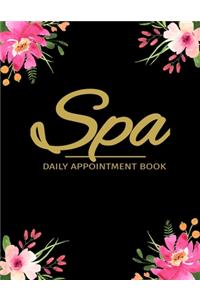 Spa Daily Appointment Book