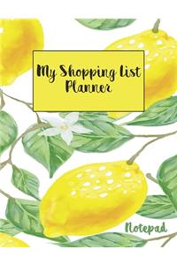 Shopping List Notepad
