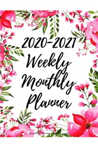 2020-2021 Calendar Weekly And Monthly Planner