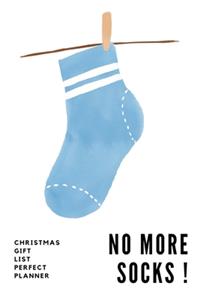 no more socks! Christmas Gift List Perfect Planner