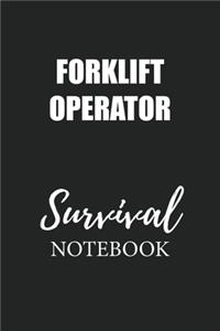 Forklift Operator Survival Notebook