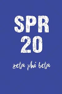 SPR 20 Zeta Phi Beta