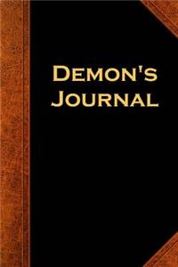 Demon's Journal Vintage Style