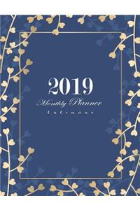 2019 Monthly Planner Calendar
