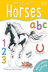 Wipe Clean Horses