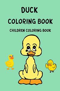 Duck Coloring Book - Children Coloring Book