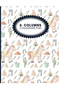 6 Columns Columnar Pad