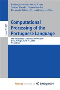 Computational Processing of the Portuguese Language