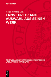 Ernst Preczang. Auswahl Aus Seinem Werk
