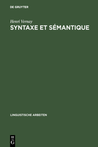 Syntaxe et sémantique