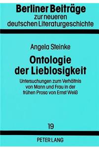 Ontologie Der Lieblosigkeit