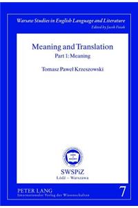 Meaning and Translation