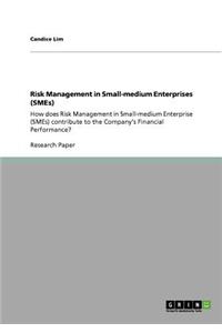 Risk Management in Small-medium Enterprises (SMEs)