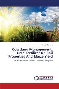 Cowdung Management, Urea Fertilizer On Soil Properties And Maize Yield