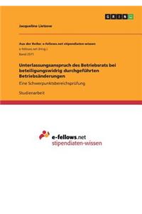 Unterlassungsanspruch des Betriebsrats bei beteiligungswidrig durchgeführten Betriebsänderungen