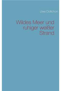 Wildes Meer Und Ruhiger Weisser Strand