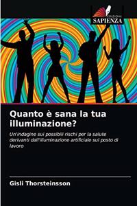 Quanto è sana la tua illuminazione?