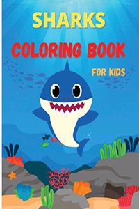 Sharks Coloring Book