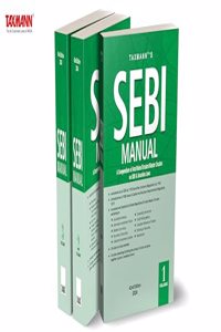 Taxmann's SEBI Manual (Set of 3 Vols.) â€“ Compendium of the Annotated text of Acts, 70+ Rules/Regulations, 650+ Circulars/Notifications, 30+ Master Circulars, etc., on SEBI & Securities Laws in India