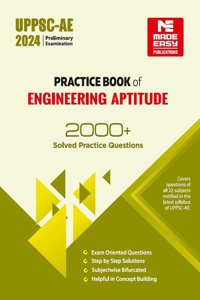 UPPSC-AE 2024: Prelims Exam 2000+ Practice Book of Engineering Aptitude [Paperback] MADE EASY Team MADE EASY Team