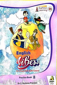 Eupheus Learning English Vibes Practice Book Class 8