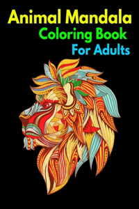 Animal Mandala Coloring Book For Adults