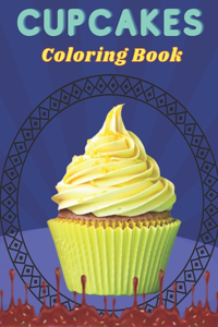 Cupcakes Coloring Book