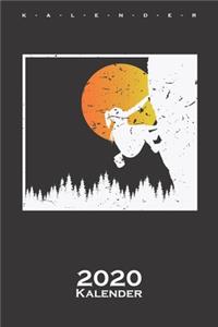 Klettern bei Sonnenaufgang Kalender 2020