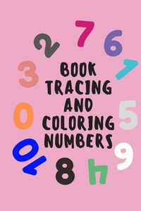 Book tracing and coloring numbers 1-9
