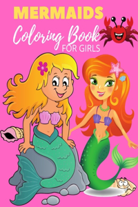 Mermaids Coloring Book For Girls