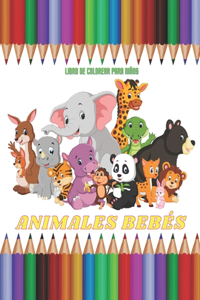 ANIMALES BEBÉS - Libro De Colorear Para Niños