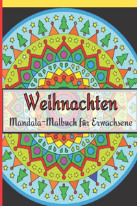 Weihnachten Mandala-Malbuch für Erwachsene