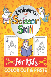 Unicorn Scissor Skills For Kids