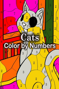 Cats color by numbers
