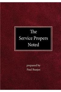 The Service Propers Noted