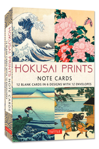Hokusai Prints Note Cards - 12 Cards
