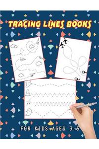 Tracing Lines Books For Kids Ages 3-5