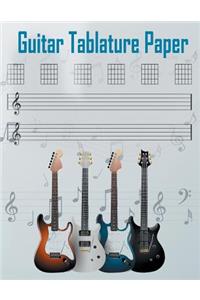 Guitar Tablature Paper